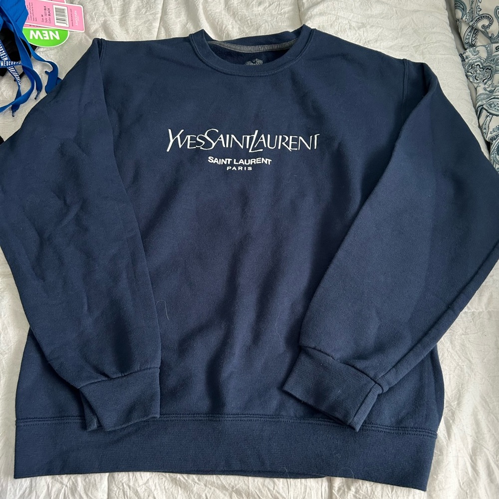 Custom YSL crewneck